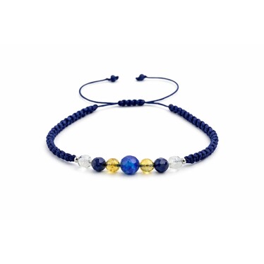 Bransoletka Byk – Kyanit, Cytryn, Szafir, Kryształ Górski Bransoletka Byk – Kyanit, Cytryn, Szafir, Kryształ Górski